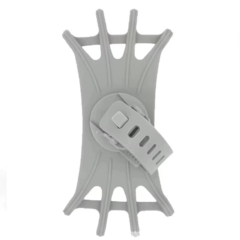 360 Rotatable Mobile Phone Bicycle Motorcycle Holder Bike Safe Bracket Silicone Support Silicone Pull Type for All Phone Stand