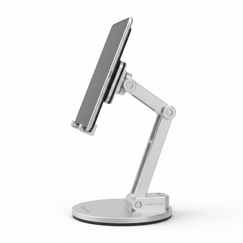 Aluminum Tablet Stand - Side View