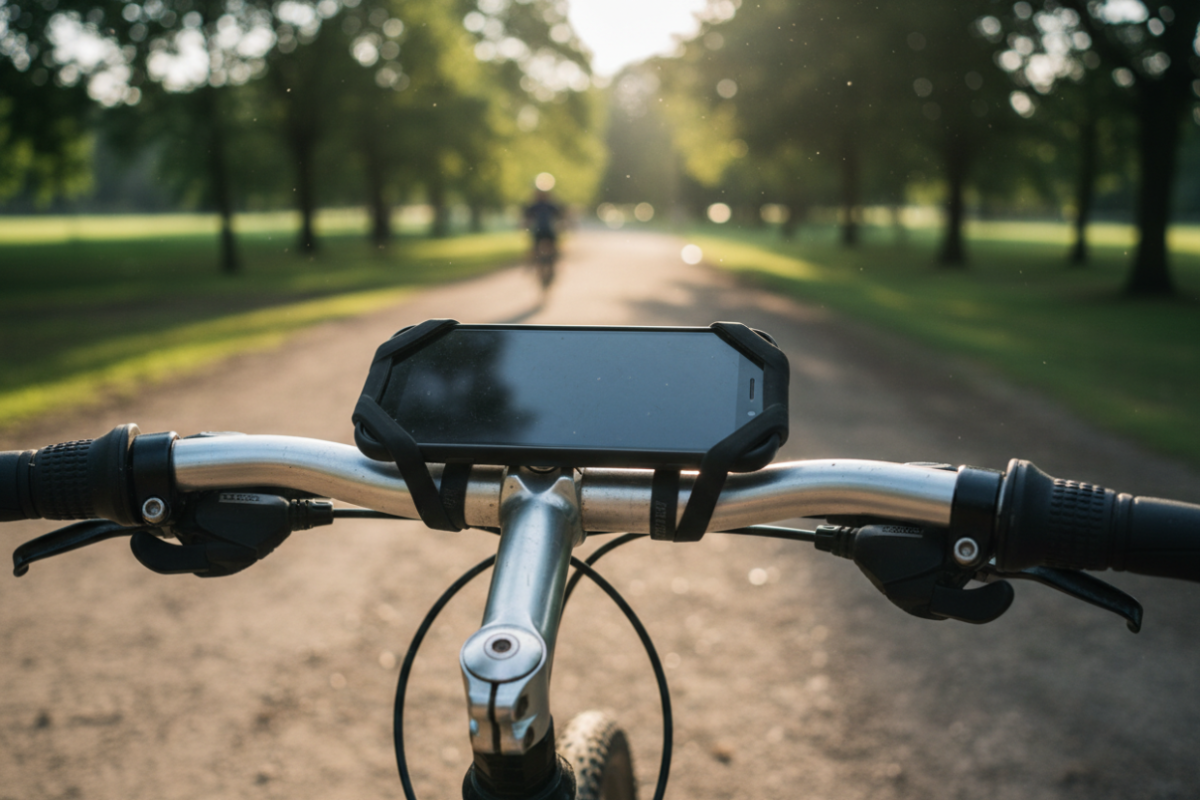Bike Phone Holder - Natural